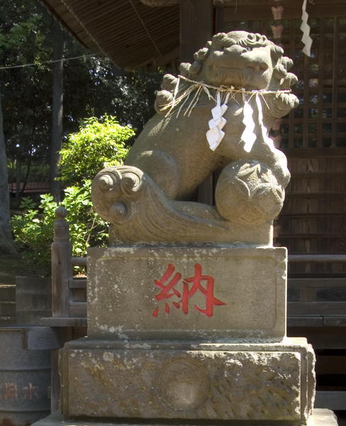 狛犬吽像写真