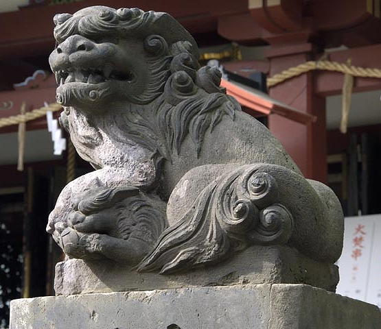狛犬写真
